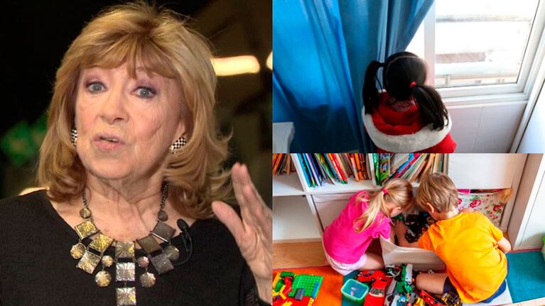 Fanny Mandelbaum opinó de la cuarentena de los chicos