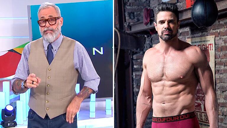 El divertido enojo de Jorge Rial con las selfies hot de Luciano Castro