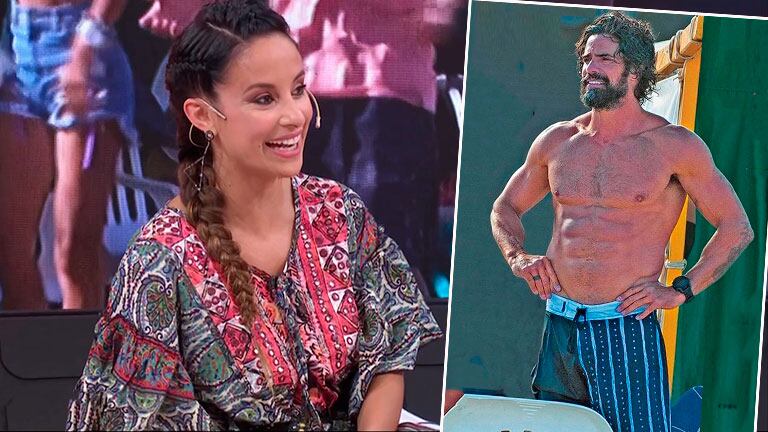 Lourdes Sánchez vio fotos sexies de Luciano Castro en LAM y le puso un puntaje