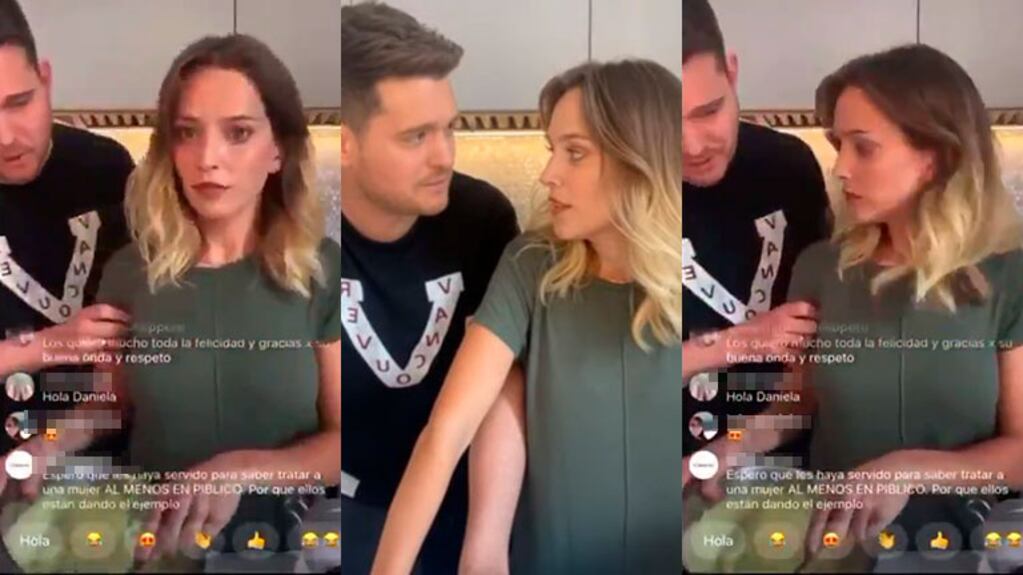 Nuevo momento incómodo en el live de Luisana Lopilato y Michael Bublé