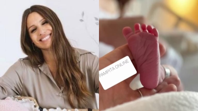 Pampita mostró por primera vez un piecito de su hija: "Quiero que sea feliz"