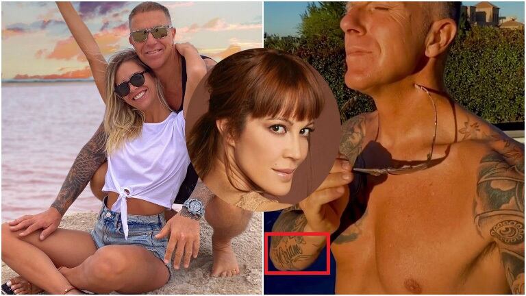 Alejandro Fantino reveló que aún tiene el tatuaje que conserva de su relación con Miriam Lanzoni: “Me está complicando con Coni”