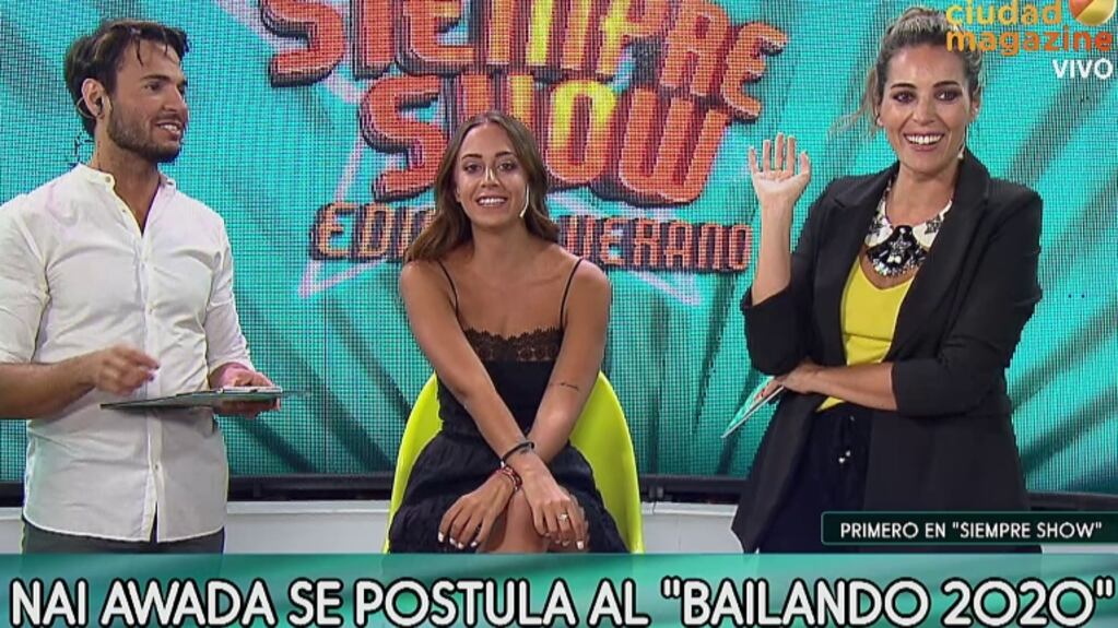 Nai Awada se postuló al Bailando 2020 en Siempre Show