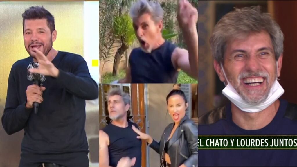 La gastada de Tinelli al Chato Prada por sus videos de TikTok: "Actúa mal y es un señor grande" 