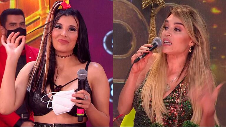 Fátima Florez imitó a Charlotte Caniggia cara a cara, tras las críticas de la mediática