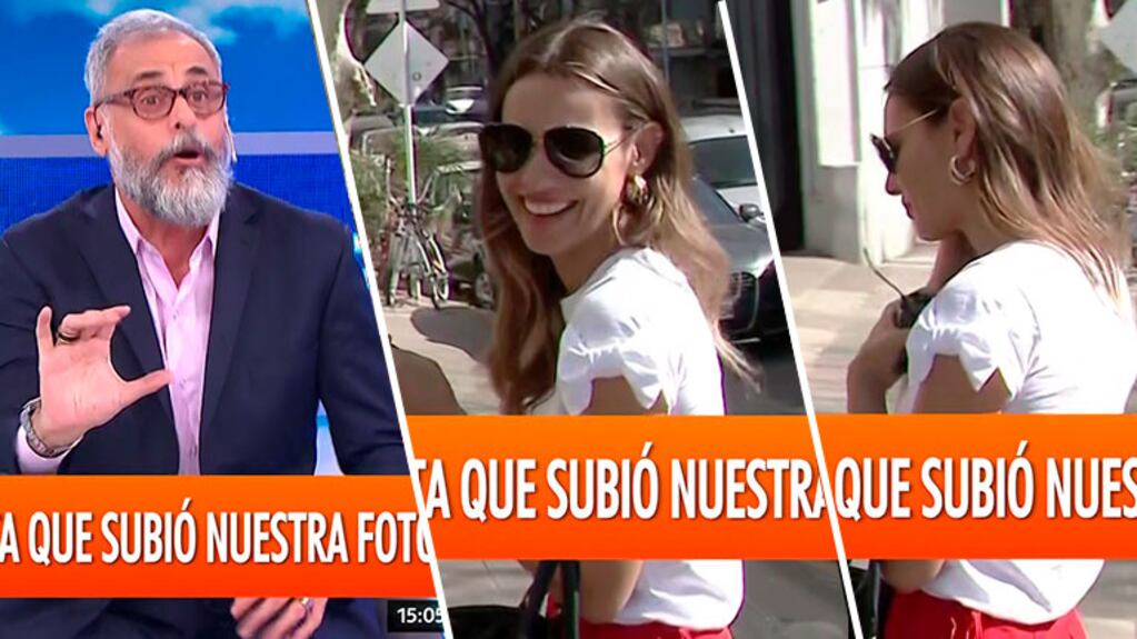 ¡La que sabe, sabe! Mirá qué hizo Pampita luego del sorpresivo móvil en vivo con Jorge Rial y todo Intrusos