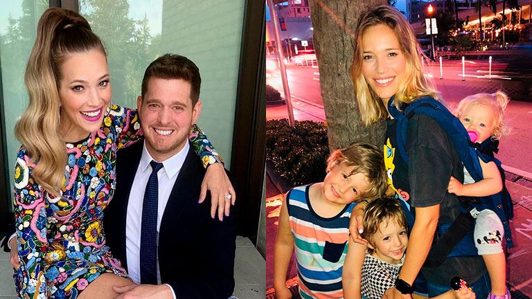 Luisana Lopilato fue homenajeada por Michael Bublé y sus hijos en su cumpleaños número 34