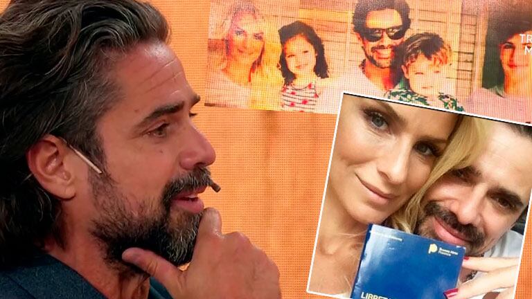 Luciano Castro se emocionó al hablar de sus hijos y de Sabrina Rojas
