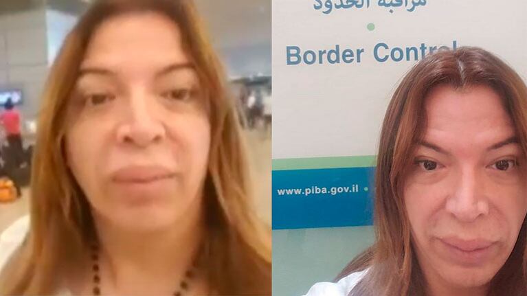 A Lizy Tagliani la demoraron en el aeropuerto de Israel y ella se lo tomó con humor: "No me querían comer ni los presidiarios"