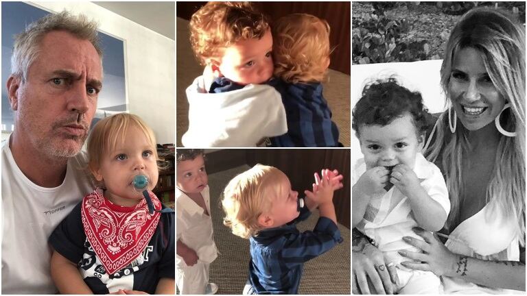 El tierno video de los hijos de Flor Peña y Marley a puro abrazo