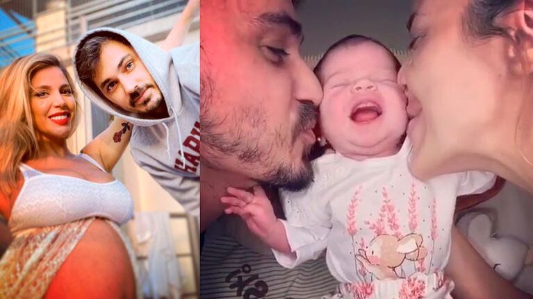 El emotivo video con el que Virginia Gallardo presentó a Martina, su primera hija junto a Martín Rojas
