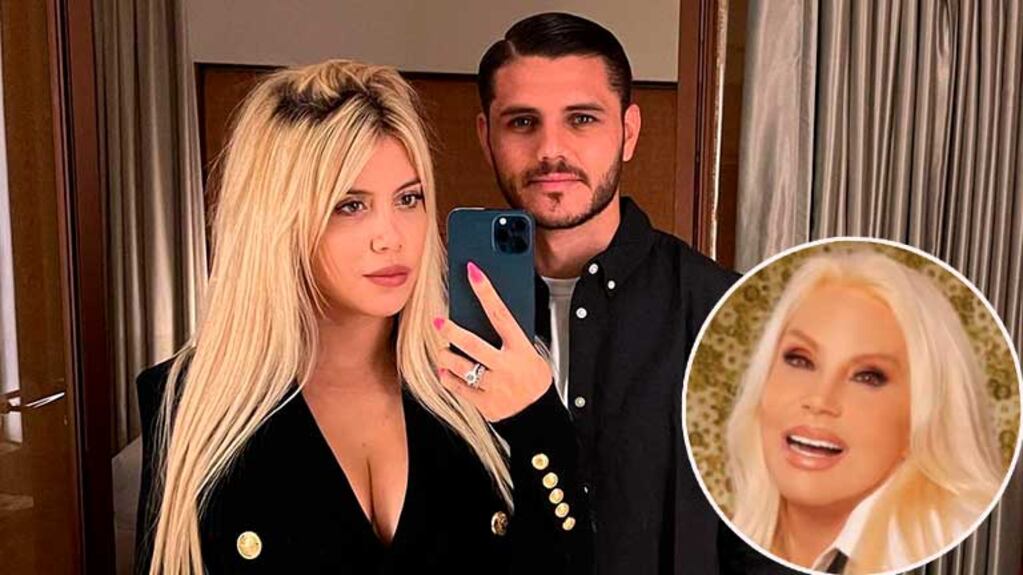 El insólito detalle de la foto de la entrevista de Susana Giménez a Wanda Nara y Mauro Icardi