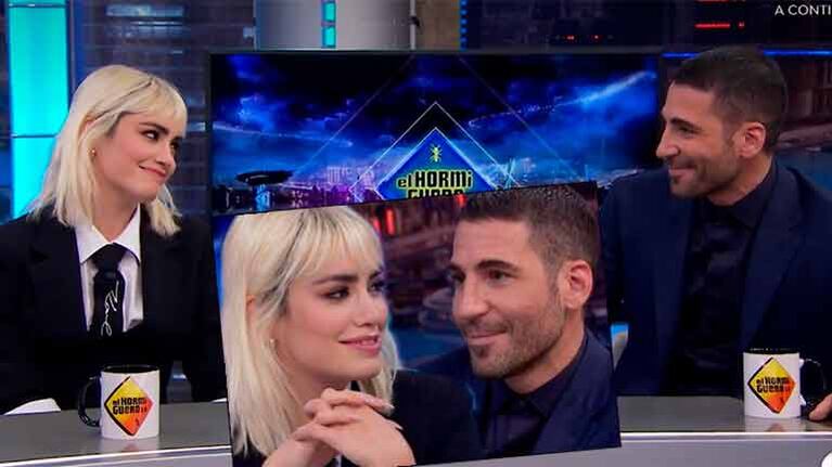 Miguel Ángel Silvestre le declaró su amor a Lali Espósito al aire