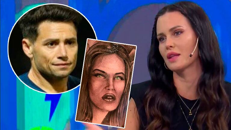 Natalie Weber contó en Pampita Online que Mauro Zárate se tatuó su cara en el brazo y tuvo que taparlo