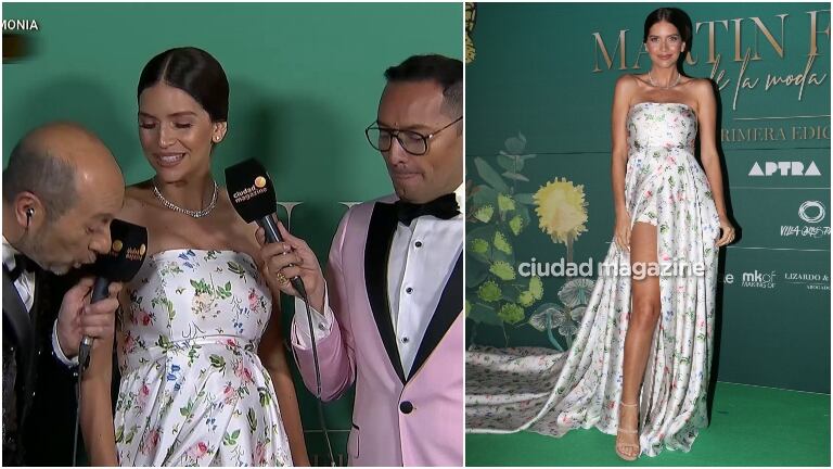 Zaira Nara sufrió un percance con su vestido y mostró de más en los Martín Fierro de la Moda