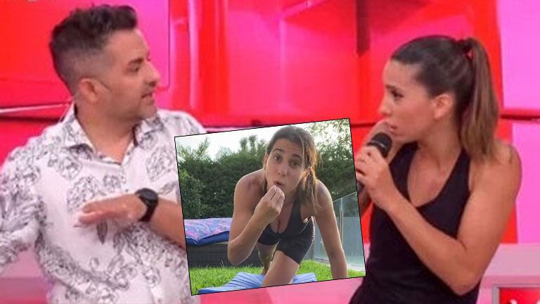 El desafío de Cinthia Fernández a Ángel de Brito en cuarentena
