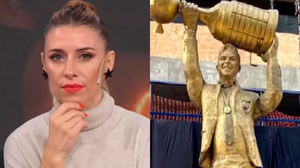Mariana Brey y un picante comentario sobre la estatua de Marcelo Gallardo