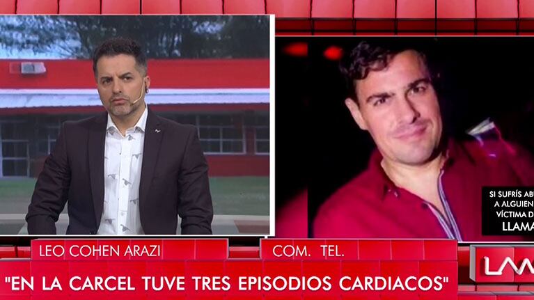 Habló Leo Cohen Arazi desde la cárcel: “Tengo miedo de morirme, tuve tres episodios cardíacos”