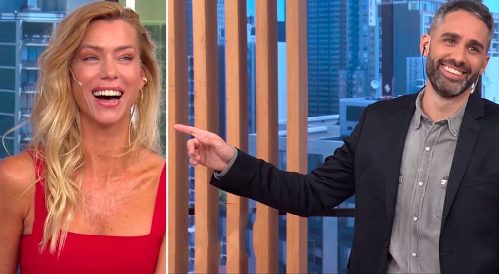 ¡Lo serprendió! La reacción del Pollo Álvarez cuando Nicole Neumann le dijo cuál es su color favorito