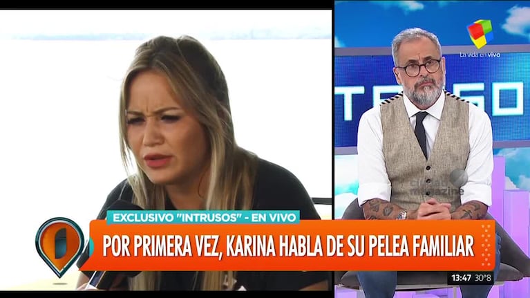 Karina la Princesita contó qué pasó con su hermano en Año Nuevo