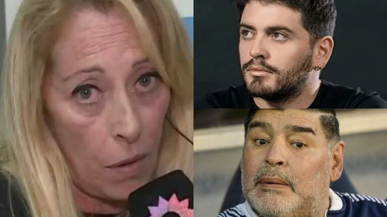 Cristiana Sinagra, dolida por su hijo y la muerte de Diego Maradona: "Decidió ir a ver la tumba de su padre"