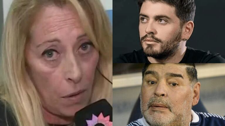 Cristiana Sinagra, dolida por su hijo y la muerte de Diego Maradona: "Decidió ir a ver la tumba de su padre"