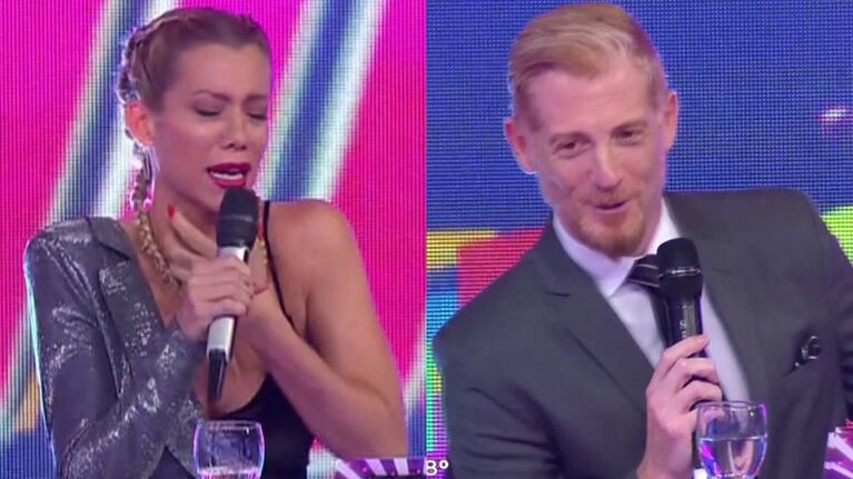 Tremenda reacción de Nicole Neumann por una pregunta de Los 8 escalones: "¿Cómo se sientan tan felices a comer un asado?"