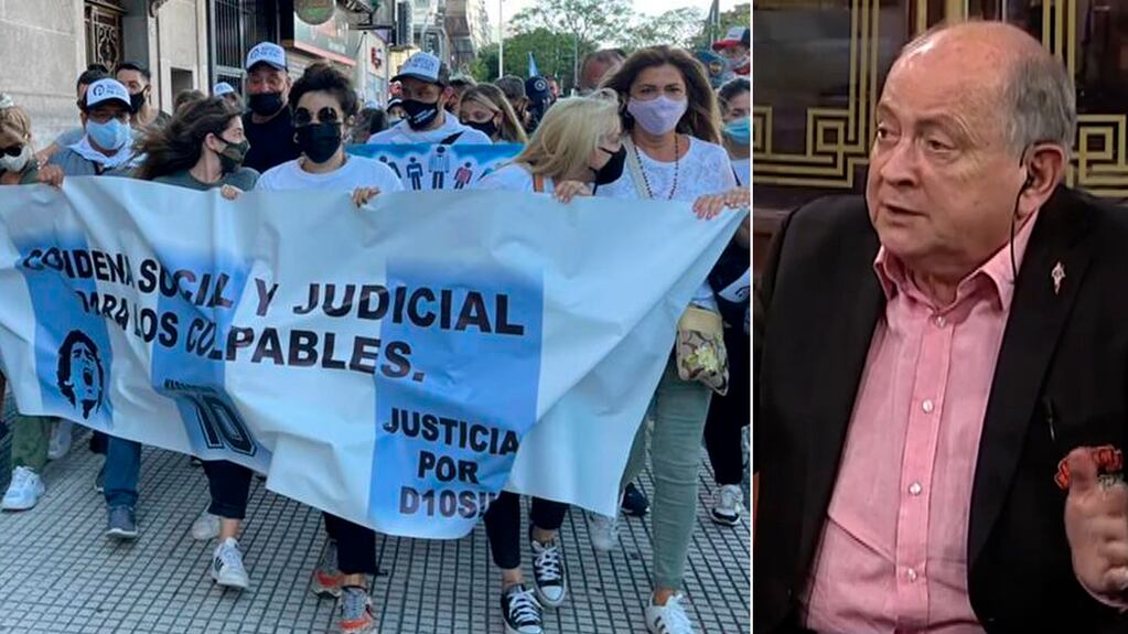 Chiche Gelblung, furioso por la "condena social" al entorno de Maradona: "¡El método nazi de los escraches!"