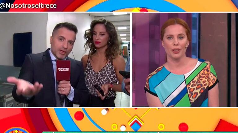 ¡Tensión en vivo! Ángel de Brito encaró al aire a Agustina Kämpfer con un pedido, tras sus fuertes cruces