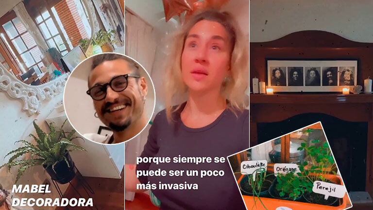 Jimena Barón le redecoró la casa a Daniel Osvaldo y le hizo una huerta