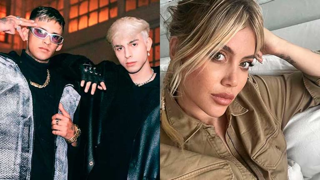 Wanda Nara se confesó fan de Rusherking, el novio de la China Suárez