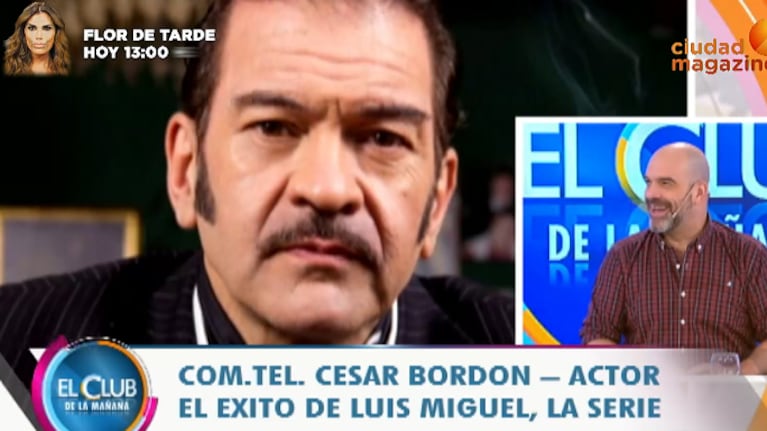 Entrevista a César Bordón, Hugo López en Luis Miguel, le serie