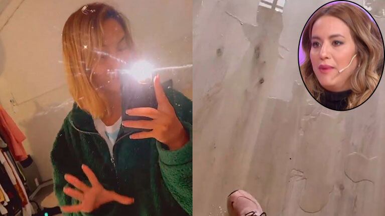 Flor Vigna mostró cómo quedó su casa tras una rotura de caño: “Está inundado, ¡Inundado!”