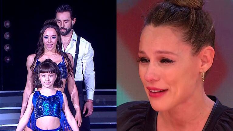 Pampita rompió en llanto al ver bailar a Kuky, la nena que bailó con Cachete Sierra y Fiorella Giménez: "Me atravesaste"