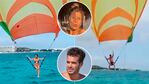 Laurita Fernández y Nico Cabré se animaron al paravelismo en las playas de México