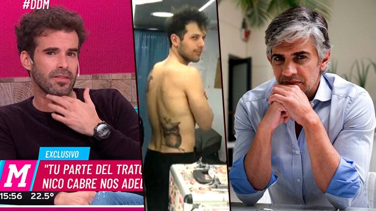 Nicolas Cabré presentó a su doble para las escenas de sexo con Jazmín Stuart