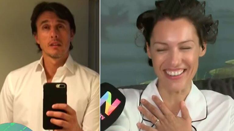 ¡Mucho amor! Roberto García Moritán sorprendió a Pampita con un emotivo video, a minutos de la boda
