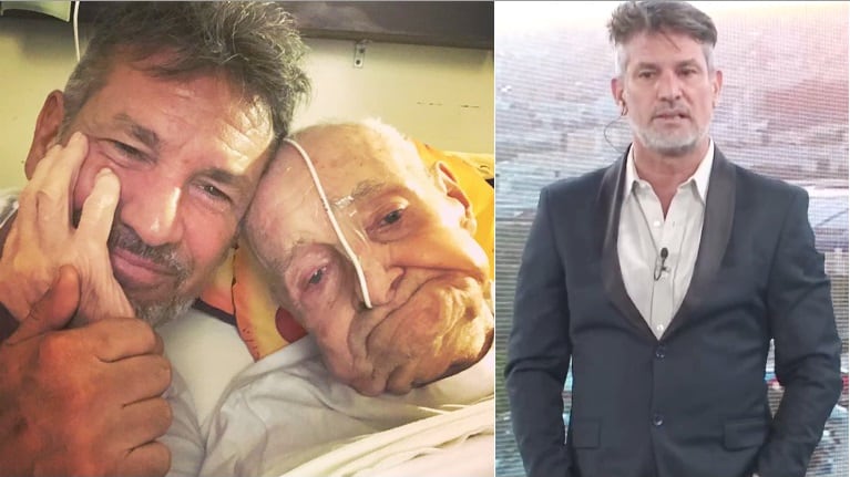El dolor de Diego Díaz por la muerte de su papá
