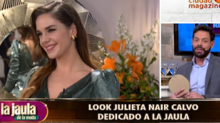 Fabián Medina Flores sobre el lokk de Julieta Nair Calvo: "Muy corto el vestido".