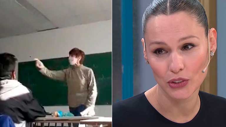Pampita habló sobre la maestra de La Matanza que le habló de mala manera sobre política a un alumno