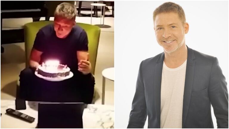 Adrián Suar festejó su cumpleaños en plena cuarentena