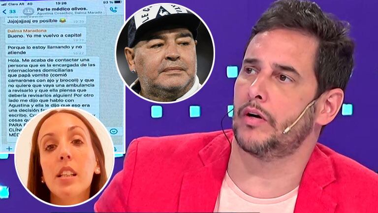 Los chats de las hijas de Diego Maradona con sus médicos con las señales alerta antes de su muerte