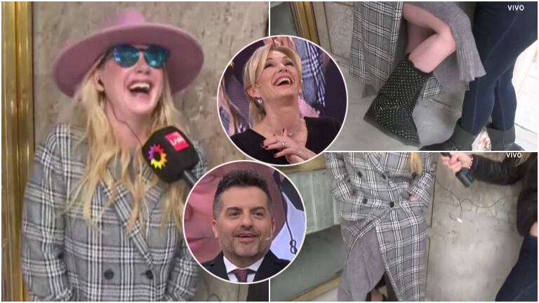 Esmeralda Mitre dio una entrevista con Los Ángeles de la mañana... ¡en camisón!