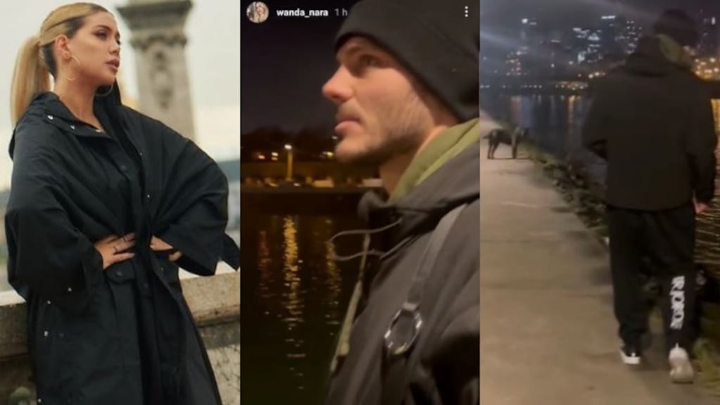 El video de Wanda Nara junto a Mauro Icardi paseando a su perro en medio de fuertes rumores de crisis