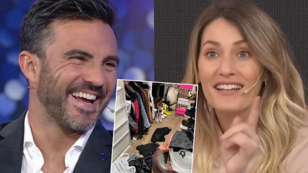 Fabián Cubero y una picante foto de Mica Viciconte cuando ella contó que era obsesiva del orden