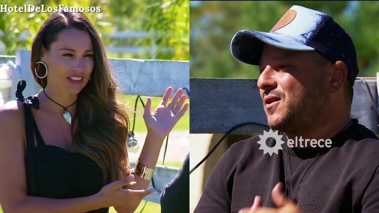Chanchi Estévez habló con Pampita tras volver a El Hotel de los Famosos: "No me gusta verme enojado"