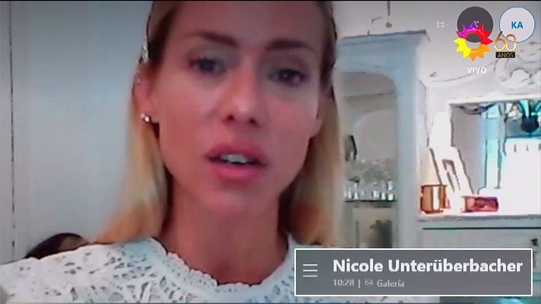 El curioso detalle en la charla por Skype entre Nicole Neumann y Nosotros a la Mañana
