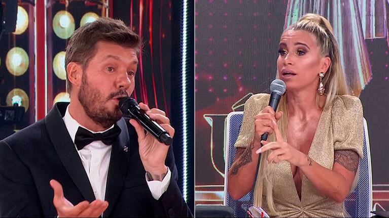 Florencia Peña sorprendió al aire a Tinelli con un divertido pase de factura