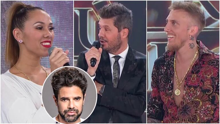 La reacción de Barby Silenzi cuando Tinelli le preguntó si el Polaco "es medio Luciano Castro"