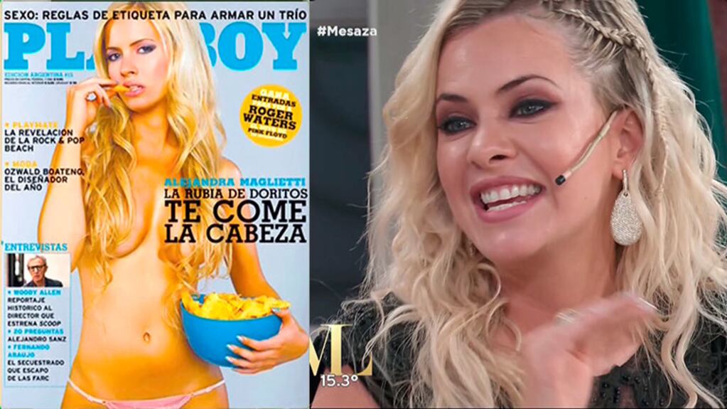 Alejandra Maglietti contó la frase de su abuela cuando se enteró que posó desnuda en Playboy